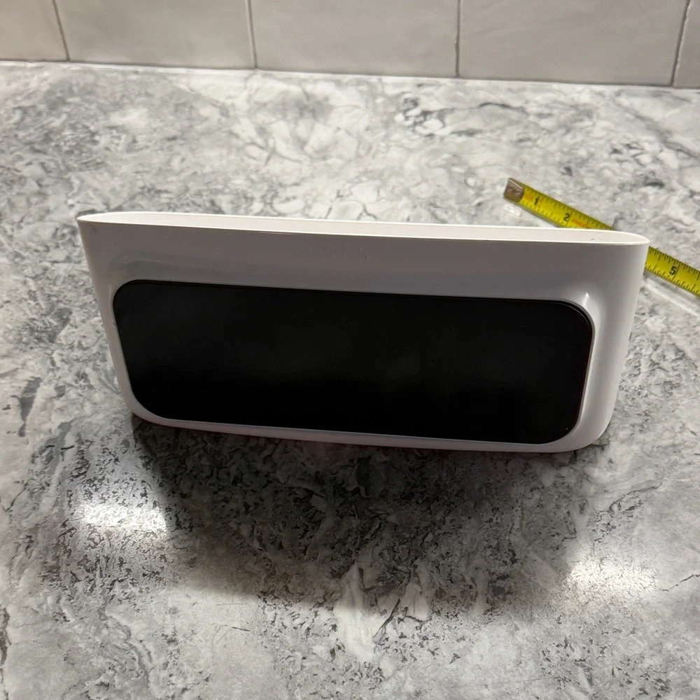 Magnetic organizer, white, can be used as a refrigerator planter for small plant